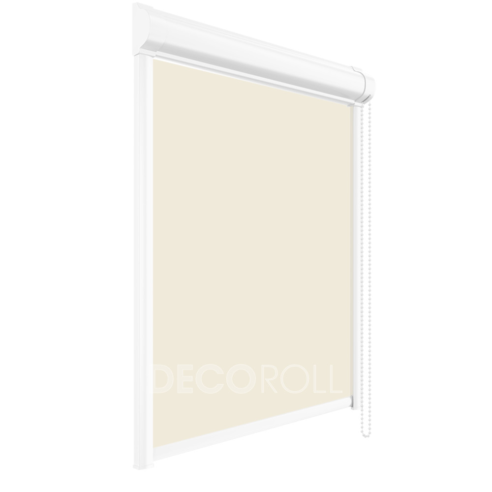 Рулонна штора Блекаут з направляючими Decoroll Бежевий